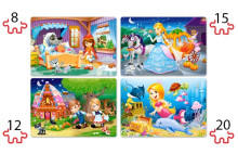 CASTORLAND puzzle Beautiful Fairy Tales, 4w1  B-041008