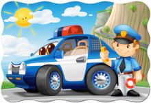 CASTORLAND puzzle Police patrol, 20  el. Maxi C-02252