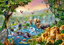 CASTORLAND puzzle Jungle River, 500 el.  B-52141