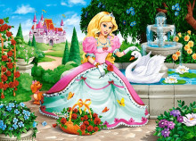 CASTORLAND puzle Princese ar gulbi, 60 gab., B-066056