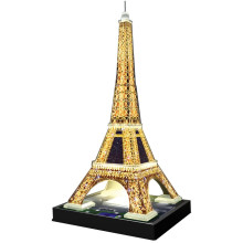 RAVENSBURGER dėlionė 216d. Eiffel Tower-Night, 125791