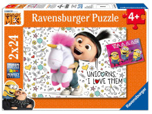 RAVENSBURGER 3D puzzle Agnes Despicable Me 3, 2x24 pcs., 78110