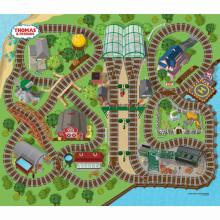 TCG spēļu paklājiņš ar transportlīdzekļu celiņiem Thomas & Friends Felt, 73704