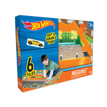 TCG spēļu paklājiņš ar transportlīdzekļu celiņiem Hot Wheels 6-piece Tile Mega Mat, 30746