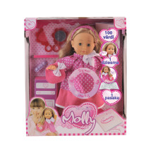 BAMBOLINA talking doll Molly (LV), 40 cm., BD1306LV