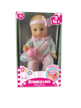 BAMBOLINA doll with bottle (33 cm) 3in1, 1409