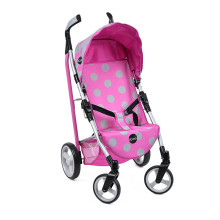 HAUCK vežimėlis lėlei Pluto Stroller, rožinis su pilku, D89048