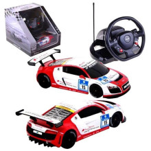 RASTAR car RC 1:14 Audi R8 with steering wheel controller, 47510-8