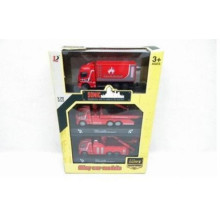 Alloy Free Wheel Fire Engine 1:72 3in1, 123004623/1112I039/8358-21