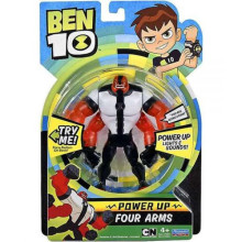 BEN10 figure Power up  Four Arms, 76603