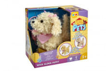 PITTER PATTER PETS walk along cream with bow, 315-11118-B