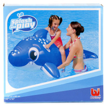 BESTWAY čiužinys Delfinas Ride-on 157 x 89 cm 41087