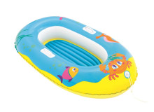 BESTWAY laiva Happy Crustacean Junior 1.19m x 79cm., dažādas, 34009