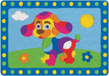 KidyBox Art.WP1507 3D Clay painting. PUPPY