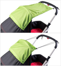 Sun-shade for strollers GREEN