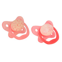 PV12006 PreVent Glow in the Dark BUTTERFLY SHIELD Pacifier - Stage 1, Assorted, 2-Pack