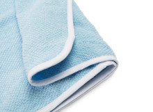 Crepe hooded bath towel – blue