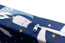 Cot Insert – navy blue bear