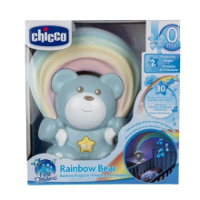 143313 BEAR WITH PROJECTOR RAINBOW BLUE