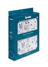 BAMBOO DIAPER 2-PACK BEARS+STARS 120X120