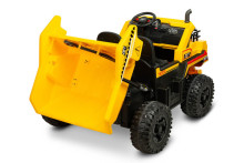 BATTERY VEHICLE TOY TIPPER TRUCK TANK YELLOW