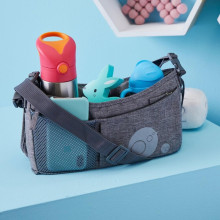 Stroller organiser, grey, b.box