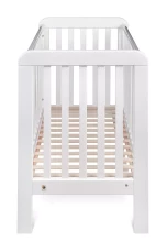 YappyKids YappyLull Art.88608 White Wooden baby crib 120x60cm