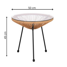 Garden table Springos GF0089 50 X 40 X 40 CM