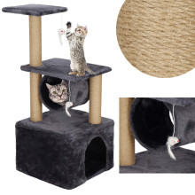 Multi-level cat house Springos PA1038 62 cm