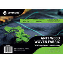 Agrotekstilė nuo piktžolių Springos AG0041 90g/m2 3,2x10 m