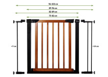 Apsauginis barjeras Springos SG0003AB 75-103 cm