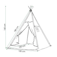 Tipi palapinė Springos TIP06 mėlyna