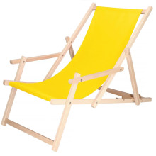 Folding chair Springos DC003 OXFORD40 yellow