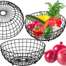 Fruit basket, metal basket Springos KI0146 28x11 cm