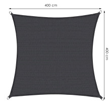 Sun sail Springos SN1060 4 x 4m dark graphite