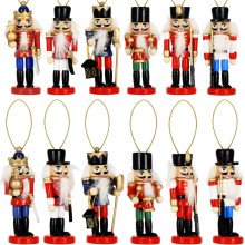 CA1107 CHRISTMAS DECORATION NUTCRACKER 8 CM 6 PCS.