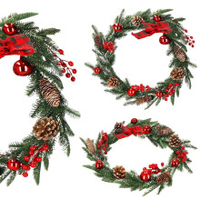 CA1022 CHRISTMAS GARLAND 150 CM