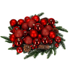 CA0001 CHRISTMAS BALLS 6 CM 12 PCS.