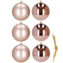 Christmas balls Springos CA1193 10 CM 6 PCS.