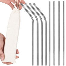 KI0030 METAL STRAWS 10 PCS.