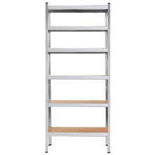 Shelf Springos HA5213 225 x 110 x 50 CM 6 shelves