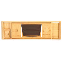 HA1024 BAMBOO BATHTUB SHELF