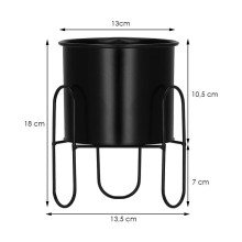 Metāla puķu statīvs Springos GA0164 18 cm