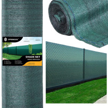 Shading net Springos SN0048 65g/m2 1.5x10 m green