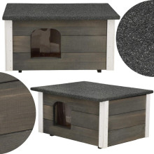 Dog kennel Springos DH001 GREY ''s''