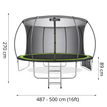 Садовый батут Springos TP0023 16 футов (487–500 см)