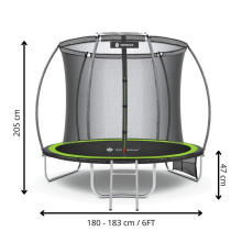 Dārza batuts Springos TP0017 6 ft (180 - 183 cm)