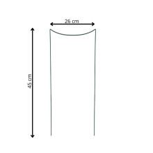 Metal support for flowers and plants Springos HA5169 45 cm