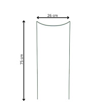 Metāla balsts ziediem un augiem Springos HA5170 75 cm