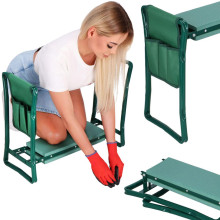 Garden chair for weeding with a toolbox Springos GA0202